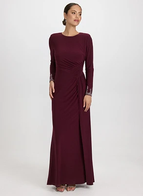 Robe à effet drapé