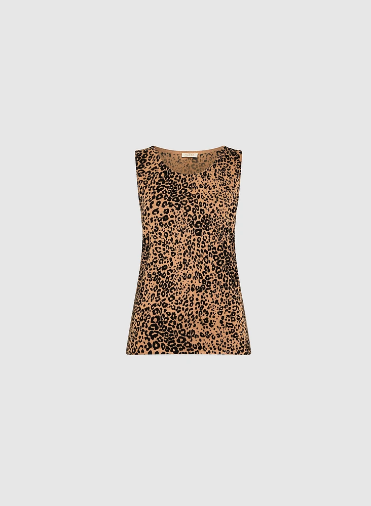 Camisole à motif léopard