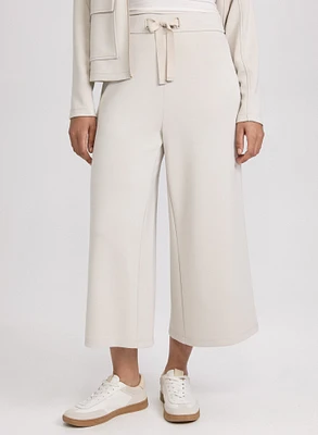 Pull-On Wide-Leg Pants