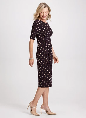 Polka Dot Print Dress