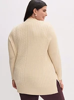 Cable & Rib Knit Sweater