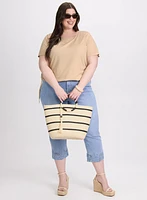 Drawstring Detail T-Shirt