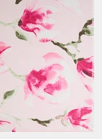 Foulard léger à motif de tulipes