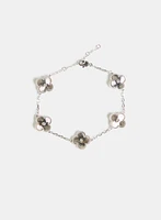 Bracelet à breloques en trèfle