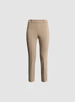 Slim Pull-On Ankle Pants