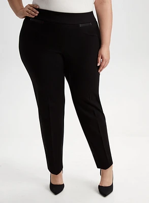 Pantalon Sofia à jambe droite – court