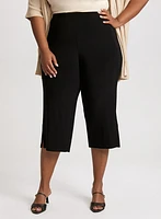 Side Slit Pull-On Capris