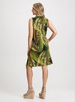 Robe à motif palmiers