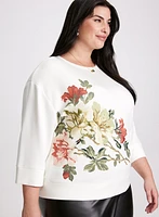 Floral Print Sweatshirt