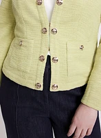 Open Bouclé Jacket