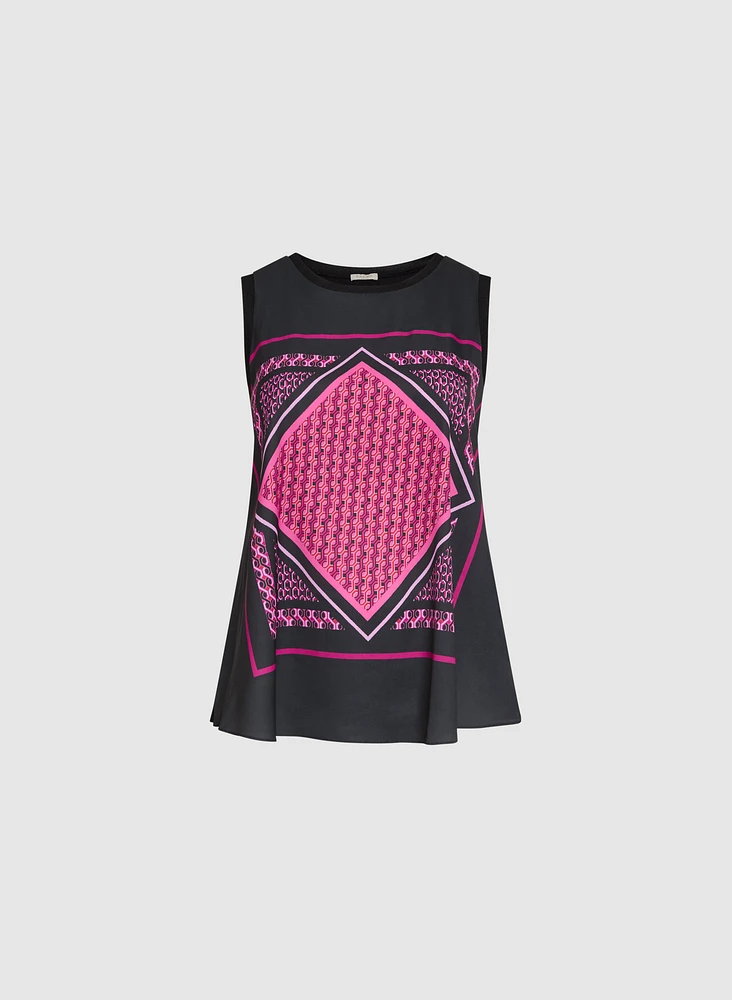 Geometric Print Top