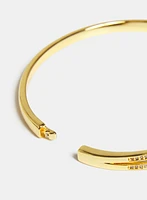 Bracelet-jonc à cristaux