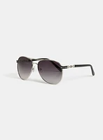 Wire Frame Aviator Sunglasses