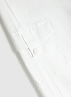 Pantalon cargo avec cordons de serrage à l'ourlet