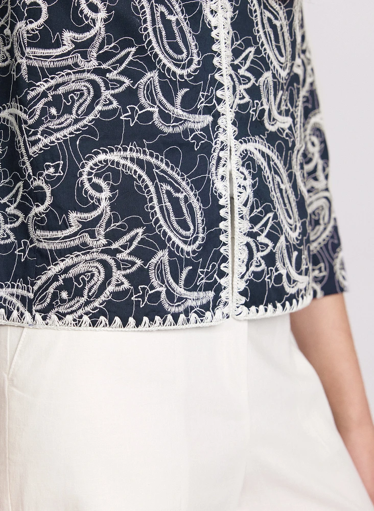 Paisley Embroidered Jacket