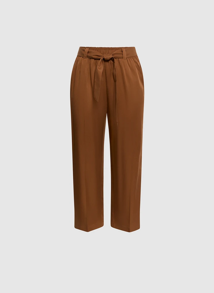 Pantalon Olivia à enfiler en Tencel – court