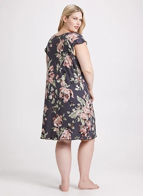 Floral Print Nightgown