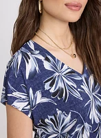 Floral V-Neck Dress