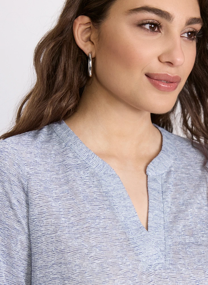 Mixed Knit Top