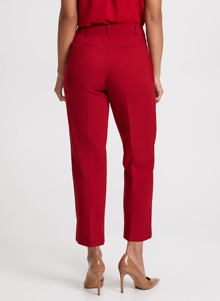 Pantalon Emma à ourlet fendu – court