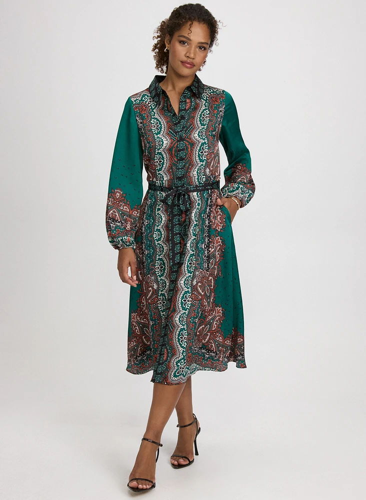 Robe à motif paisley