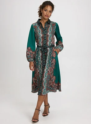 Robe à motif paisley