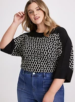 Chain Link Print Top