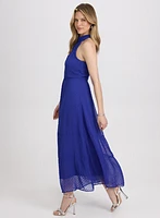 Robe à encolure licou