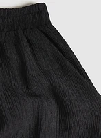 Textured Pull-On Culottes