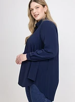 Blouse à col polo