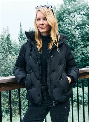 Manteau matelassé à bourrure recyclée