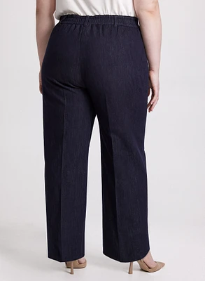 Olivia Pull-On Denim Pants