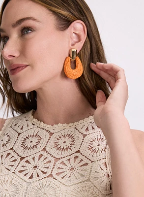 Raffia Drop Earrings