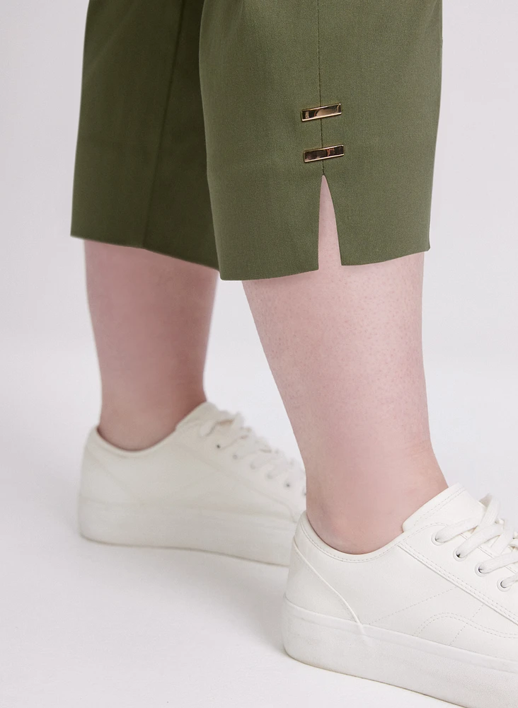High-Rise Bengaline Capris