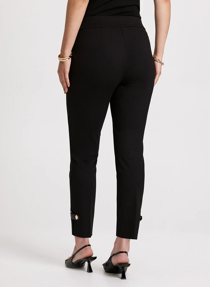 Pantalon Sofia à jambe étroite – court