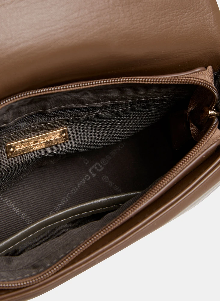 Rectangular Flap Cross-Body Bag