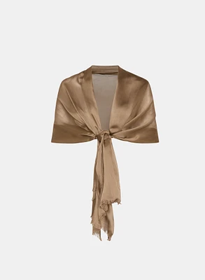 Foulard oblong satin