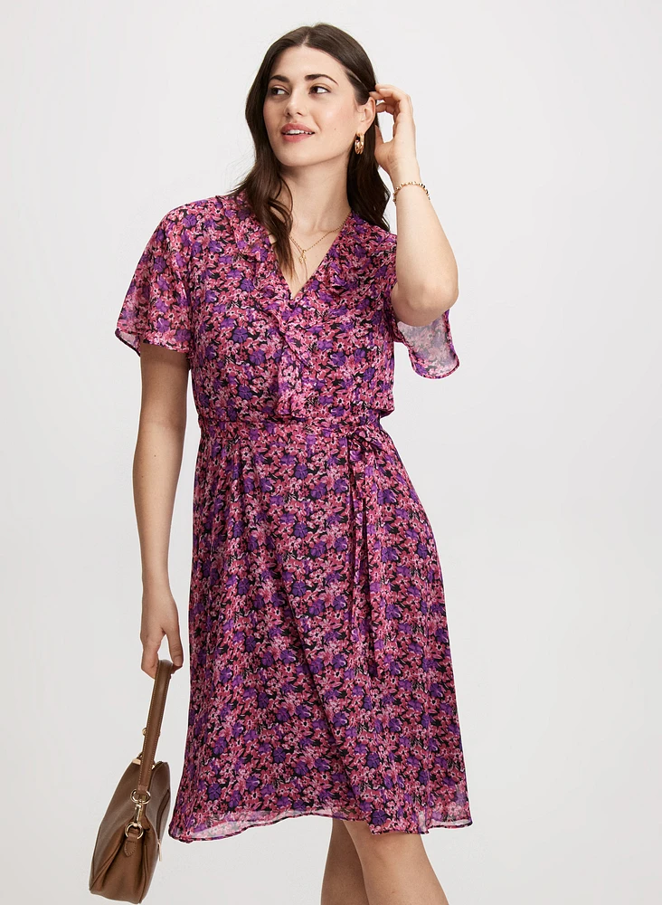 Floral Chiffon Dress