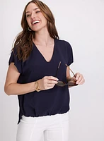 Bubble Hem Blouse