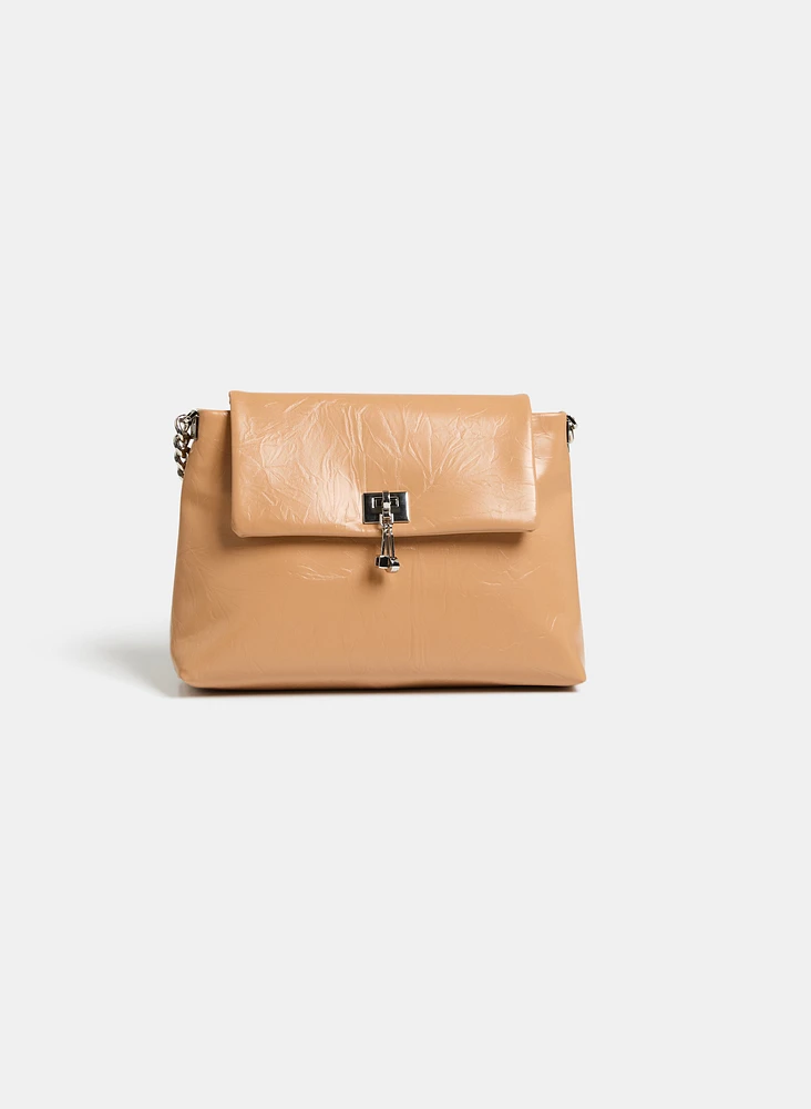 Textured Vegan Leather Bag