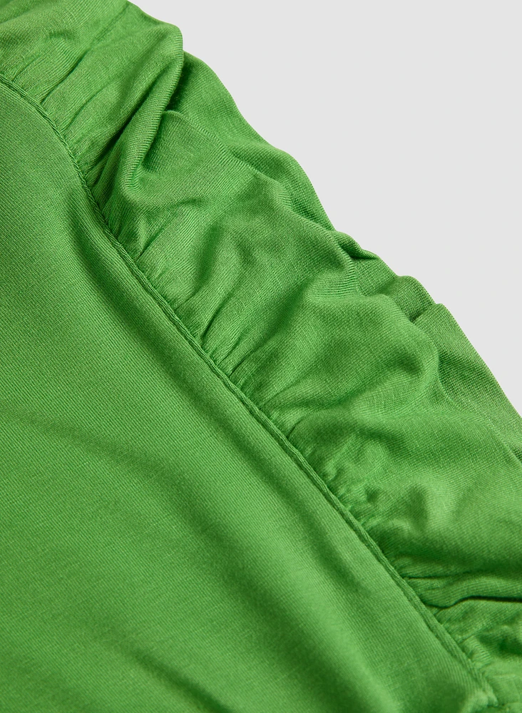 Ruffled Sleeve T-Shirt