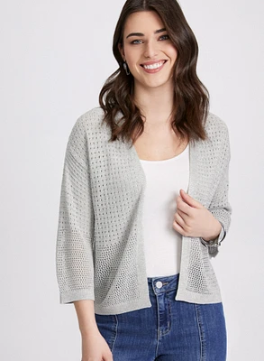 Open Knit Cardigan