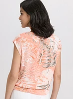 Haut tropical en tricot