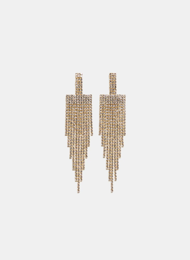 Crystal Cascade Earrings