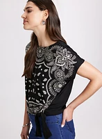 Paisley Print T-Shirt