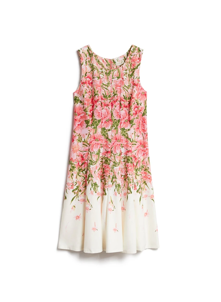 Floral Print Sleeveless Dress