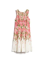 Floral Print Sleeveless Dress