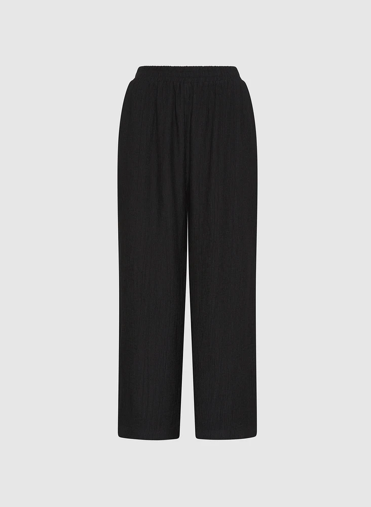 Capri large à taille élastique