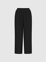 Textured Pull-On Culottes