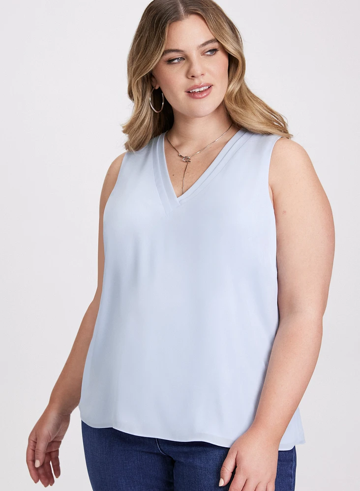 Blouse à encolure en V